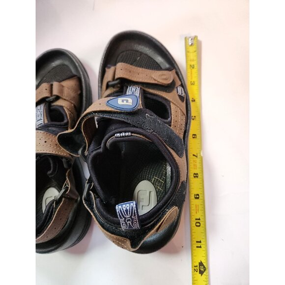 FootJoy Mens Golf Sandals 7M With SoftSpikes In Brown - Picture 8 of 9